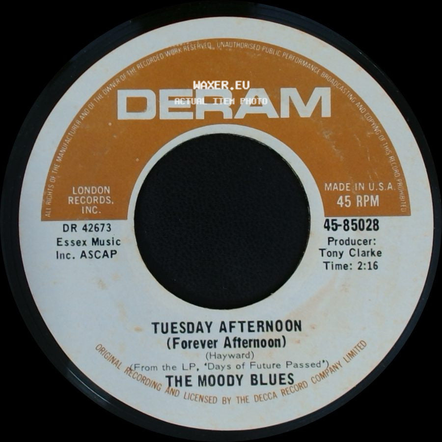 The Moody Blues - Tuesday Afternoon (Forever Afternoon) / Another Morning side A