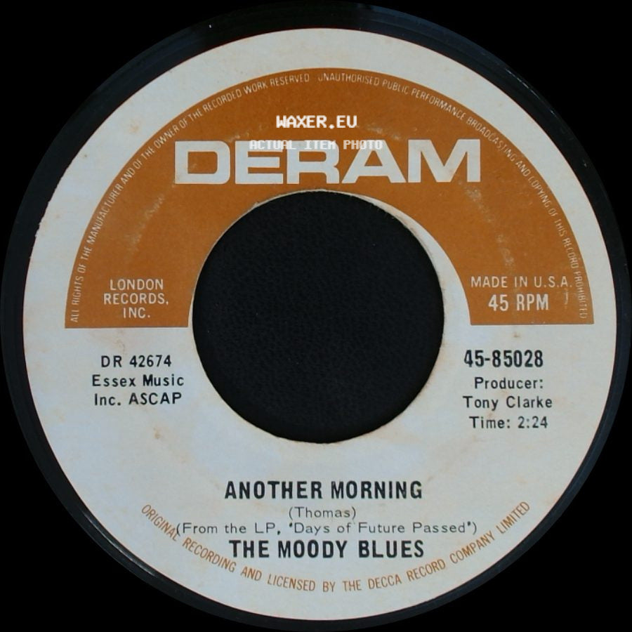 The Moody Blues - Tuesday Afternoon (Forever Afternoon) / Another Morning side B