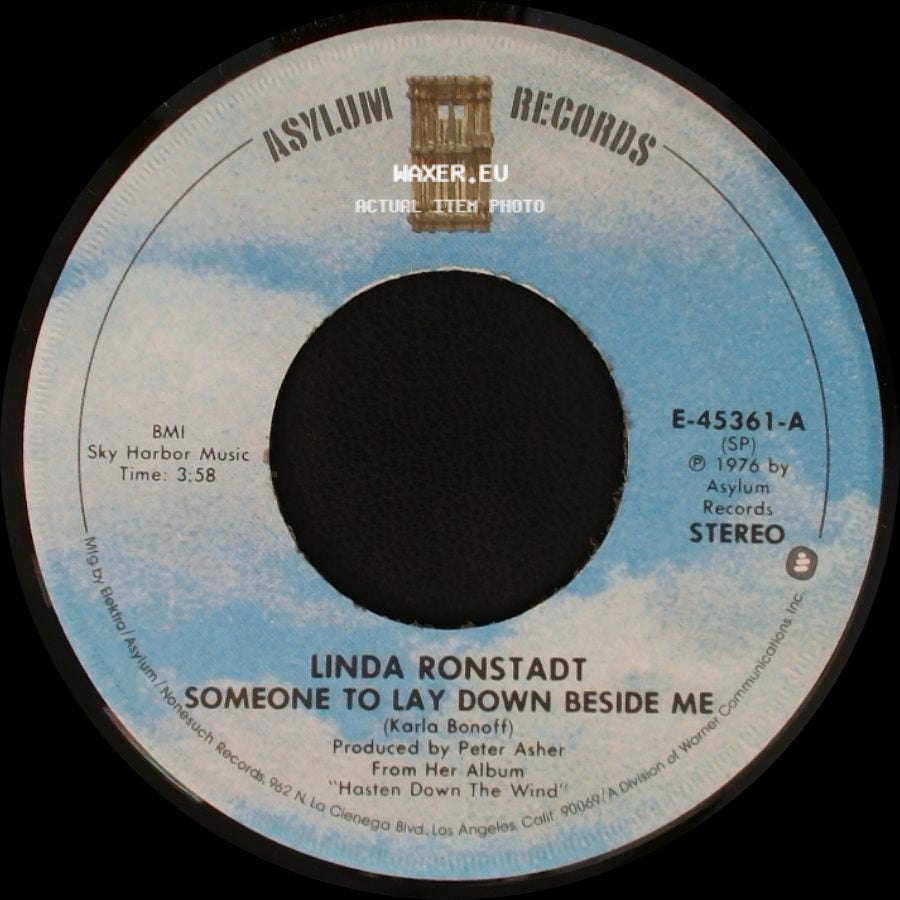 Linda Ronstadt - Someone To Lay Down Beside Me / Crazy side A