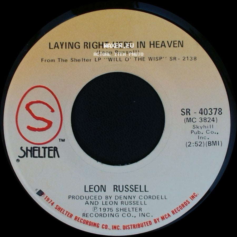 Leon Russell - Lady Blue / Laying Right Here In Heaven side B