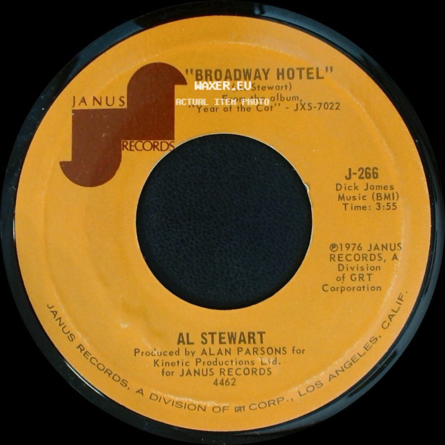 Al Stewart - Year Of The Cat / Broadway Hotel side B