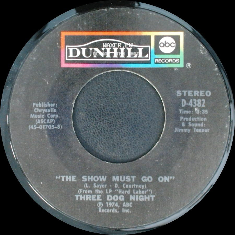 Three Dog Night - The Show Must Go On / On The Way Back Home side A
