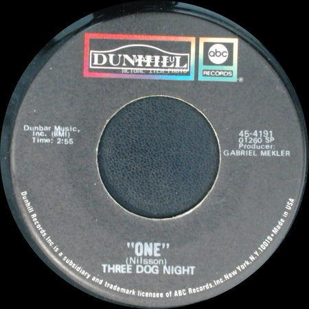 Three Dog Night - One / Chest Fever side A