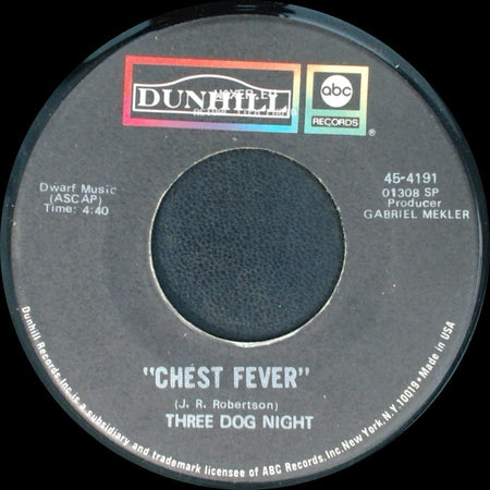 Three Dog Night - One / Chest Fever side B