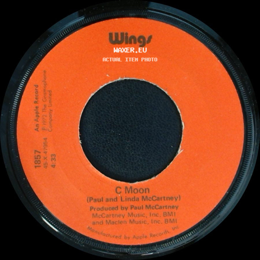 Wings - C Moon / Hi, Hi, Hi side A