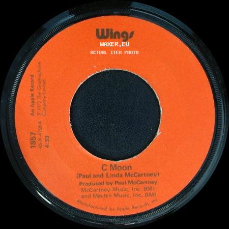 Wings - C Moon / Hi, Hi, Hi side A