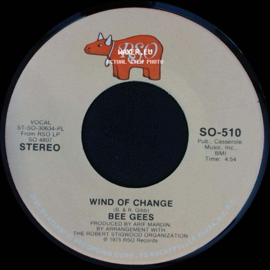 Bee Gees - Jive Talkin' / Wind Of Change side B
