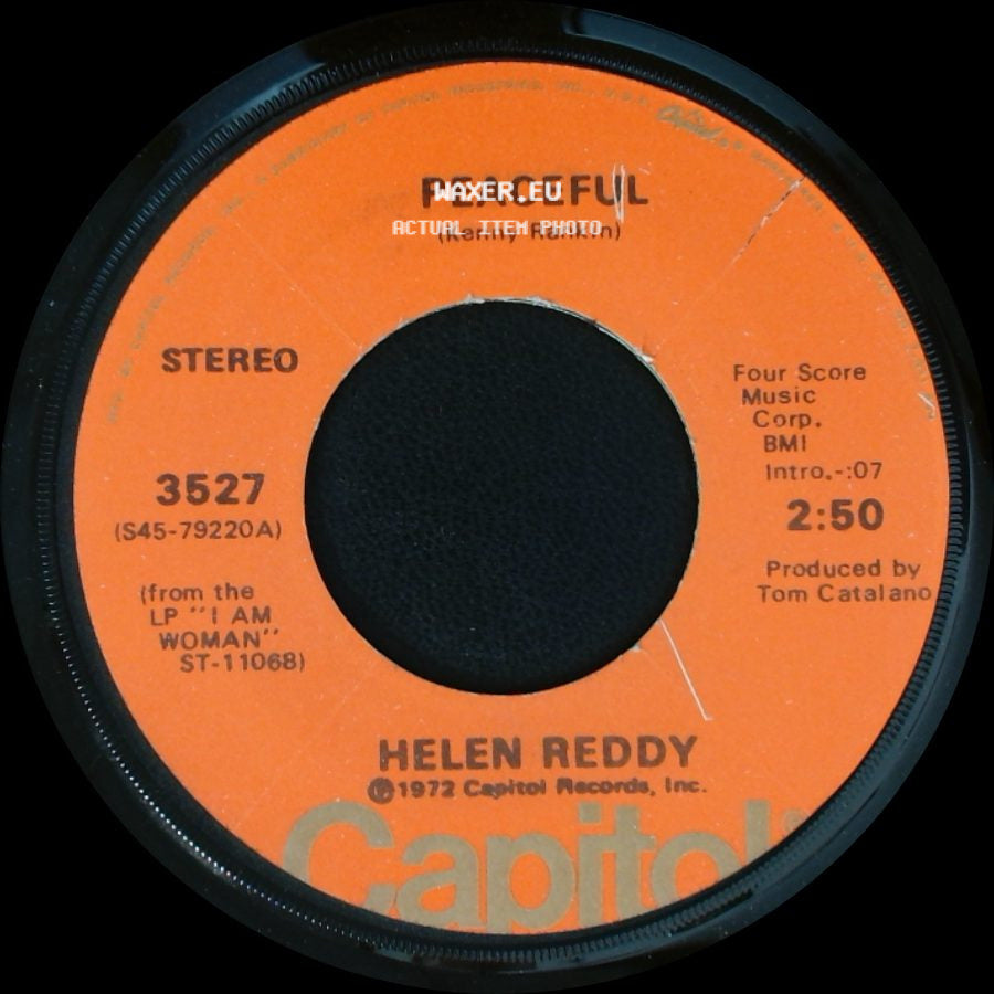 Helen Reddy - What Would They Say / Peaceful side B