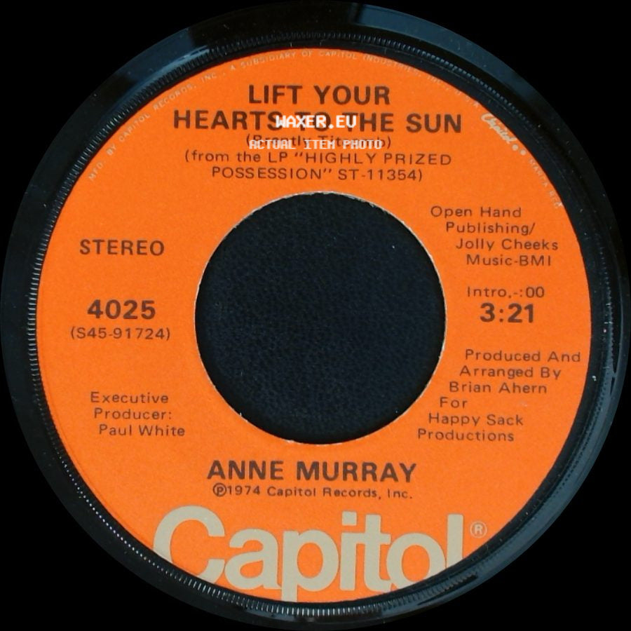 Anne Murray - Lift Your Hearts To The Sun / Uproar side A