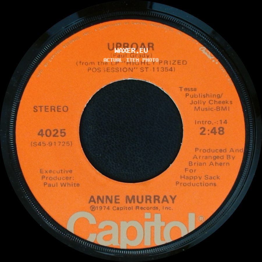 Anne Murray - Lift Your Hearts To The Sun / Uproar side B