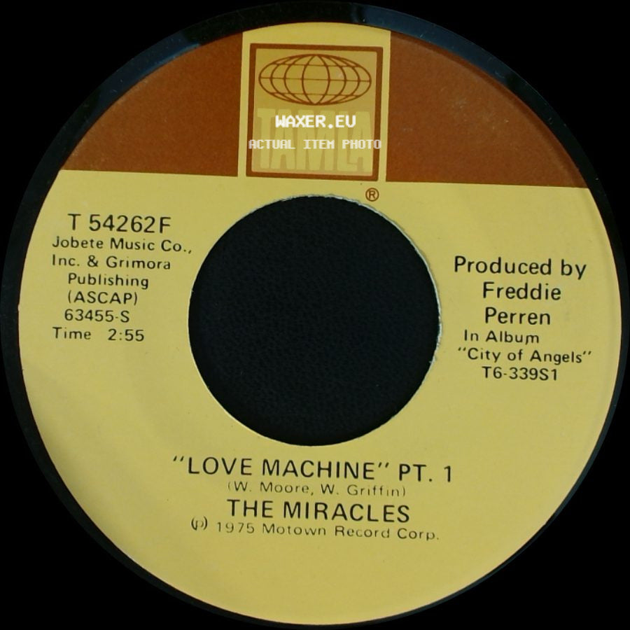 The Miracles - Love Machine Pt. 1 / Love Machine Pt. 2 side A
