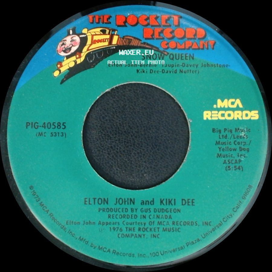 Elton John And Kiki Dee - Snow Queen / Don't Go Breaking My Heart side A