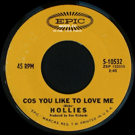 Hollies - Cos You Like To Love Me / He Ain't Heavy, He's My Brother side A