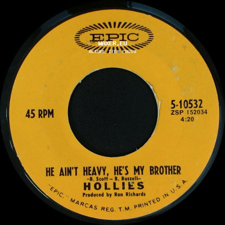 Hollies - Cos You Like To Love Me / He Ain't Heavy, He's My Brother side B
