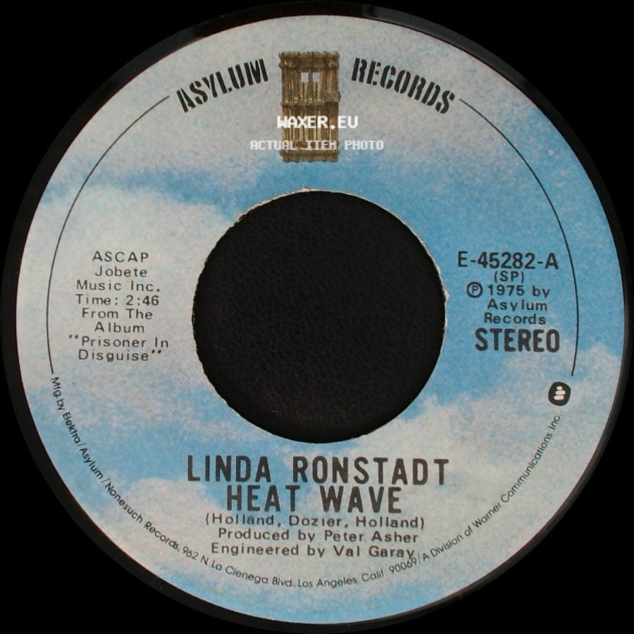 Linda Ronstadt - Love Is A Rose / Heat Wave side B