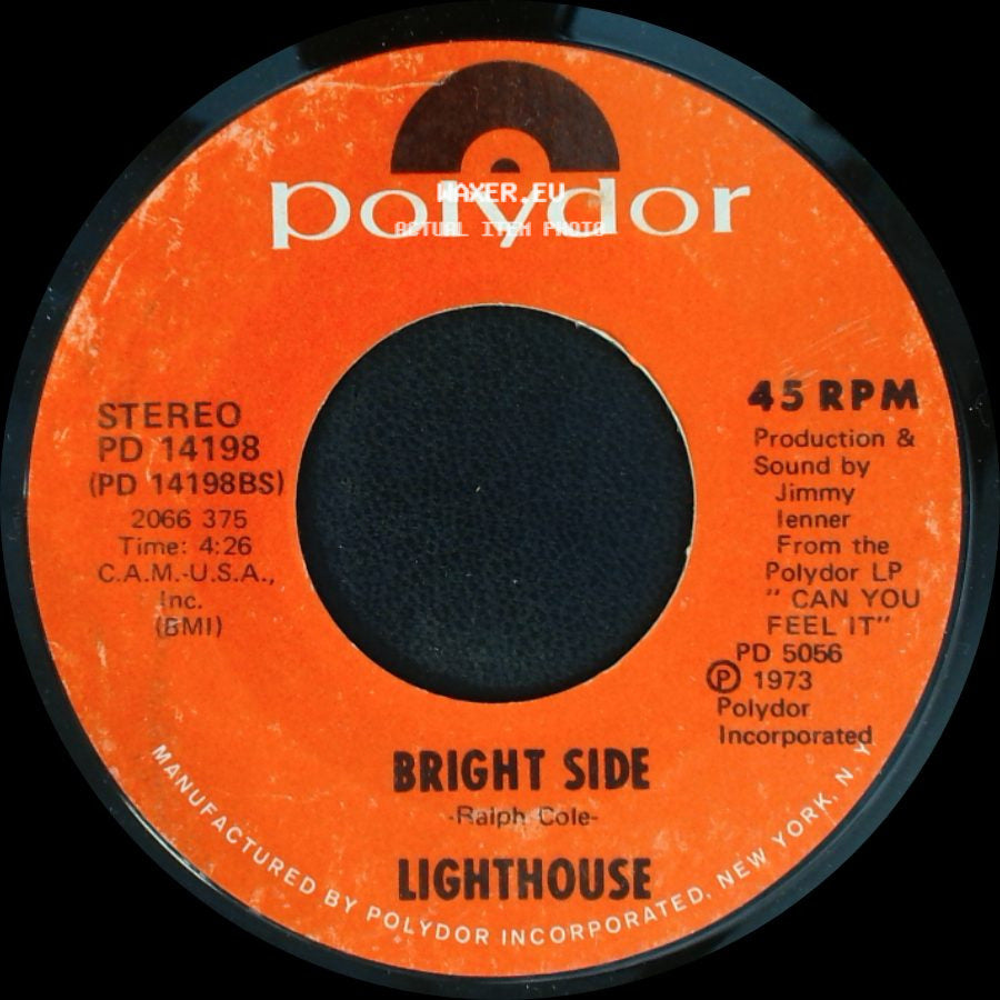 Lighthouse / Bright Side Lighthouse - Pretty Lady / Unknown Title B side B