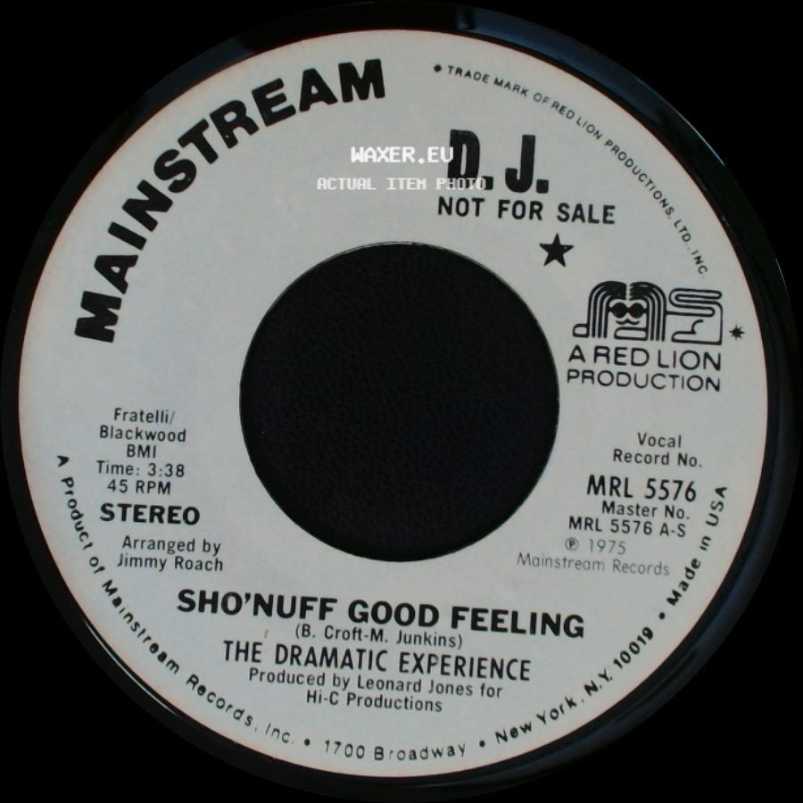 The Dramatic Experience - Sho'nuff Good Feeling / Sho'nuff Good Feeling side A