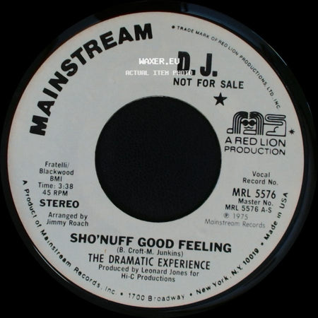 The Dramatic Experience - Sho'nuff Good Feeling / Sho'nuff Good Feeling side A
