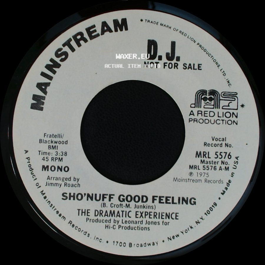 The Dramatic Experience - Sho'nuff Good Feeling / Sho'nuff Good Feeling side B