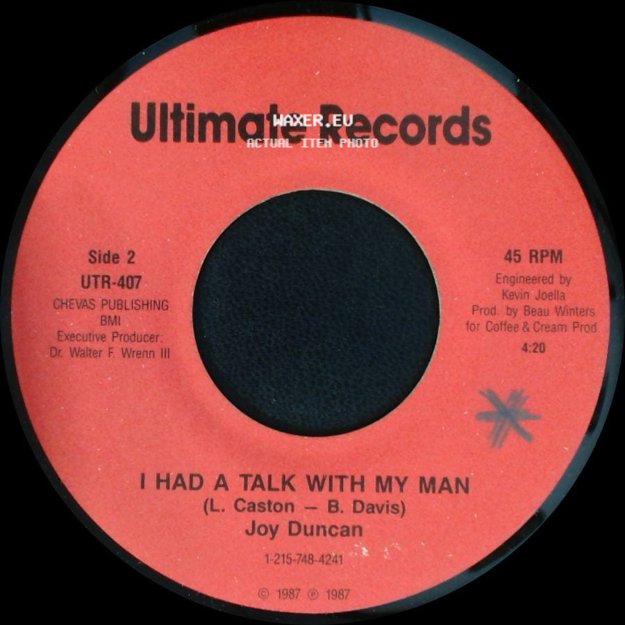 Joy Duncan - Sly Like A Fox / I Had A Talk With My Man side B