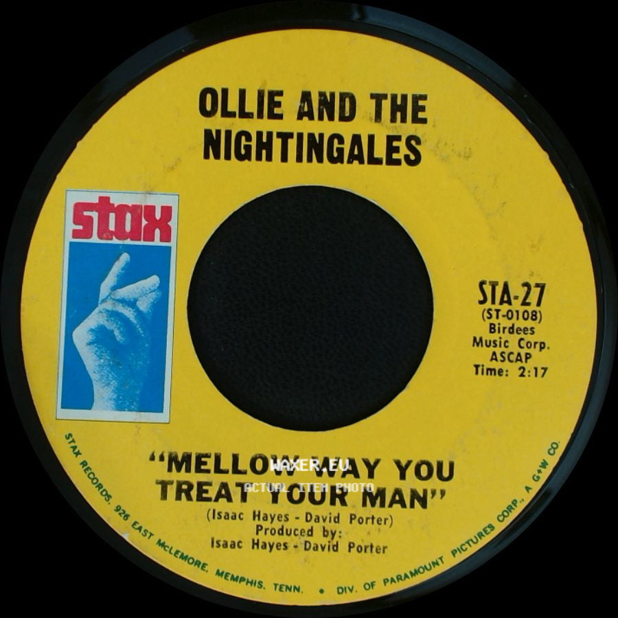 Ollie And The Nightingales - Don't Do What I Did / Mellow Way You Treat Your Man side B