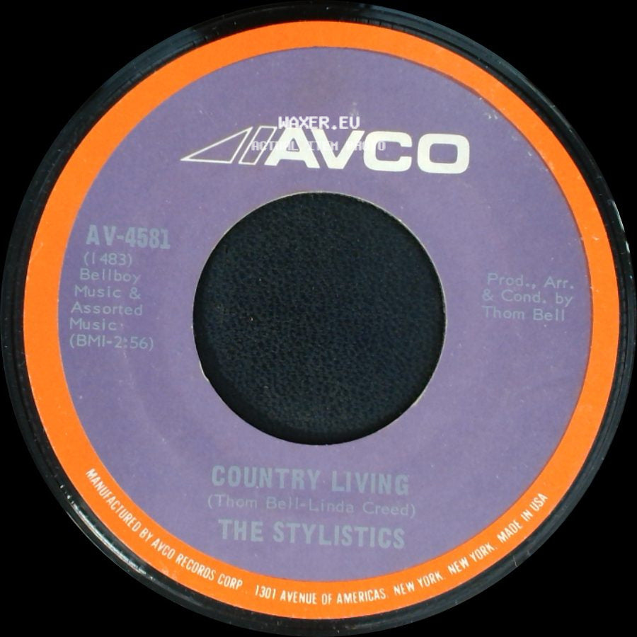 The Stylistics - Country Living / You Are Everything side A