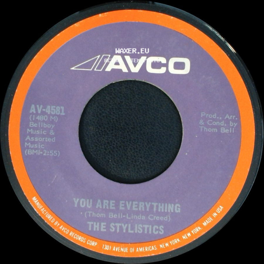The Stylistics - Country Living / You Are Everything side B