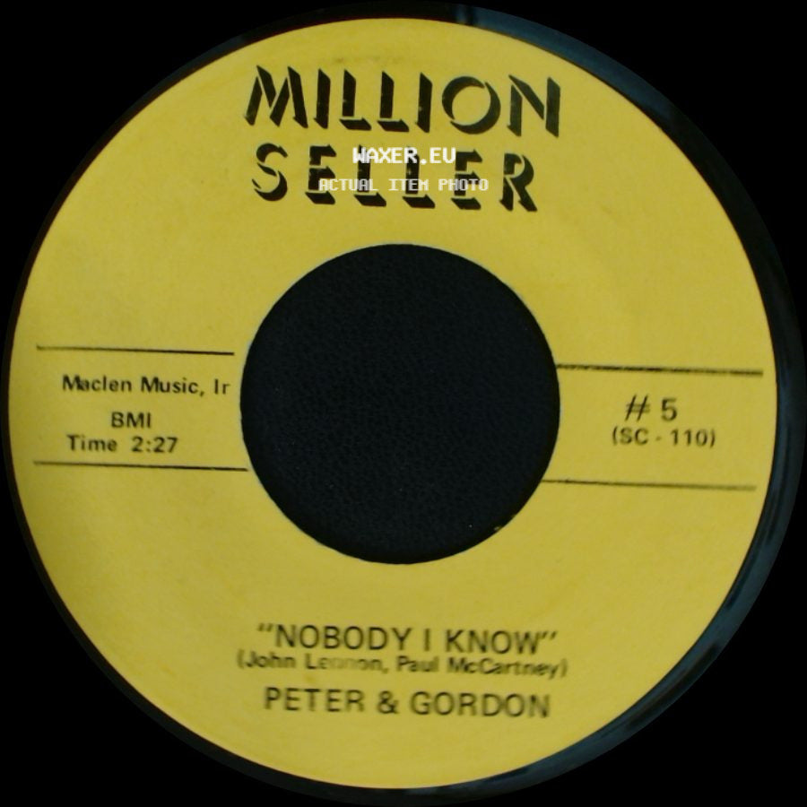 Peter & Gordon - Nobody I Know / A World Without Love side A
