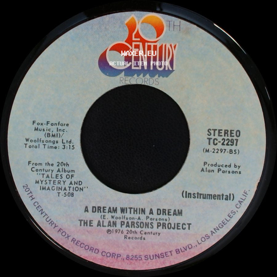 The Alan Parsons Project - (The System Of) Doctor Tarr And Professor Fether / A Dream Within A Dream side B