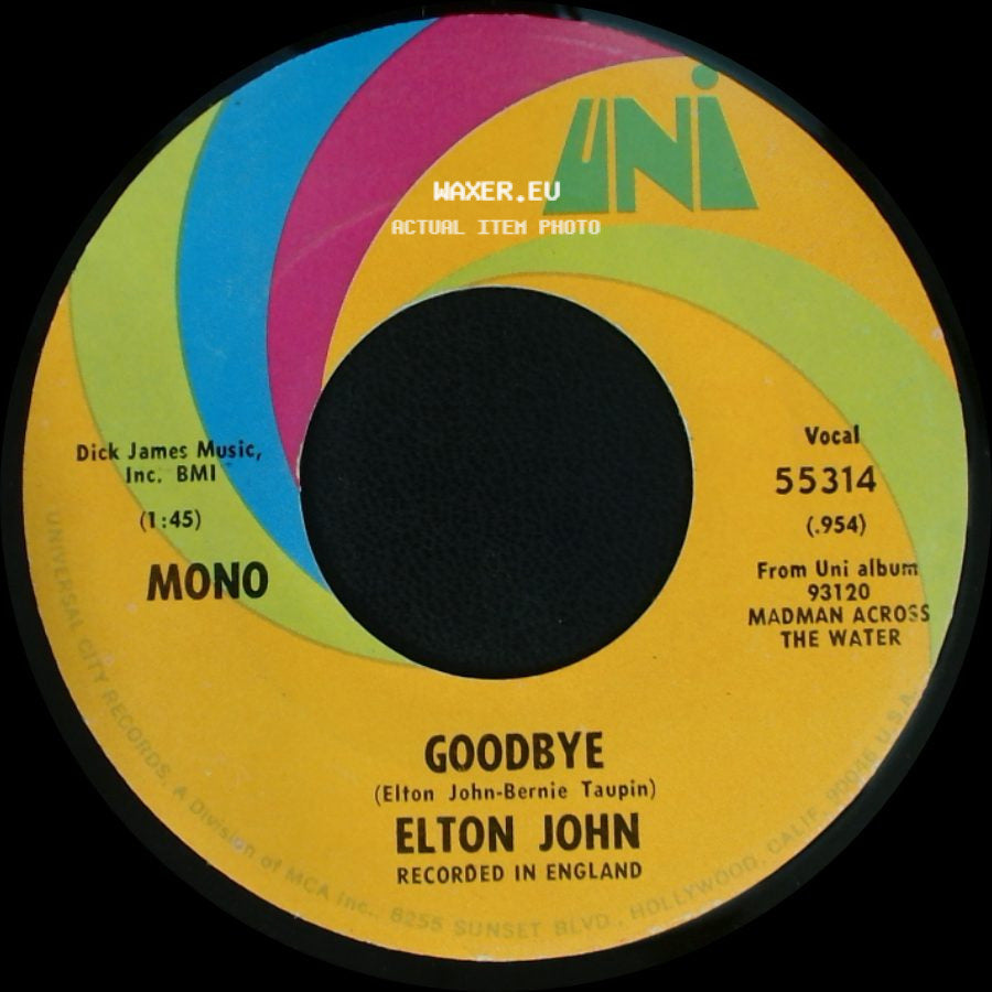 Elton John - Levon / Goodbye side B