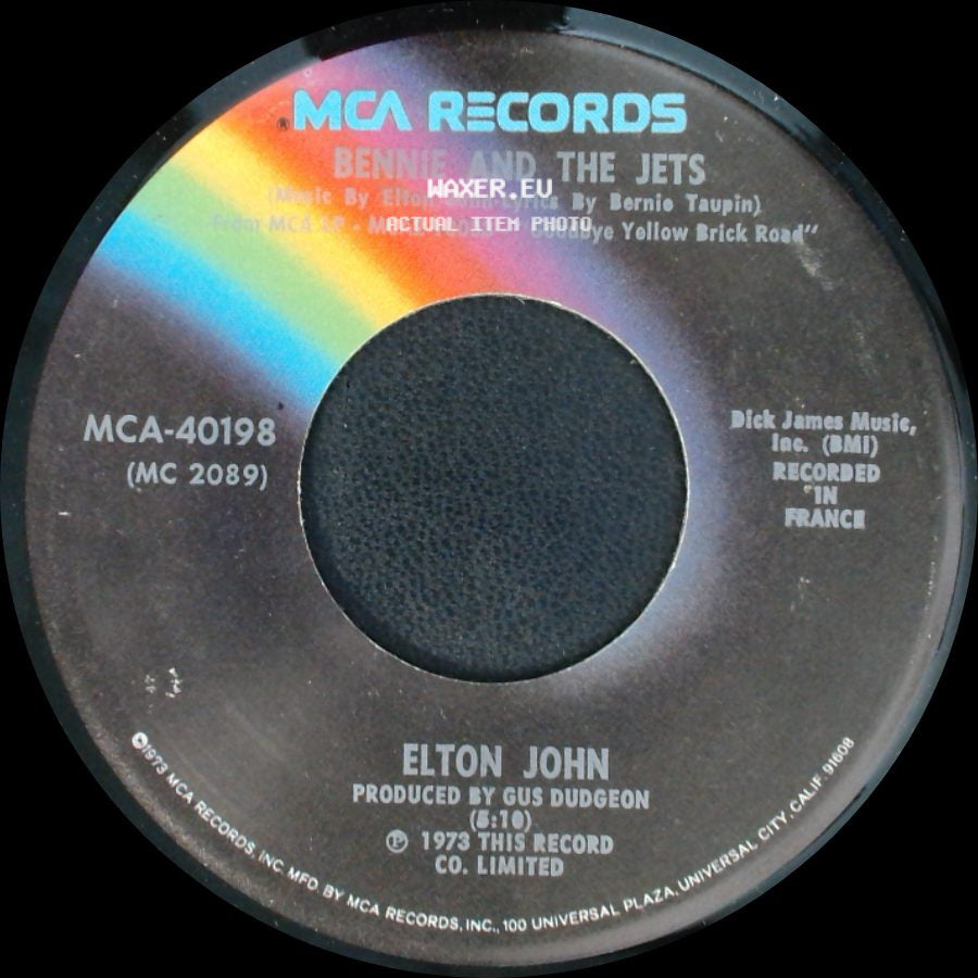 Elton John - Harmony / Bennie And The Jets side B