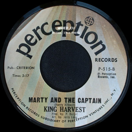 King Harvest - Dancing In The Moonlight / Marty And The Captain side B