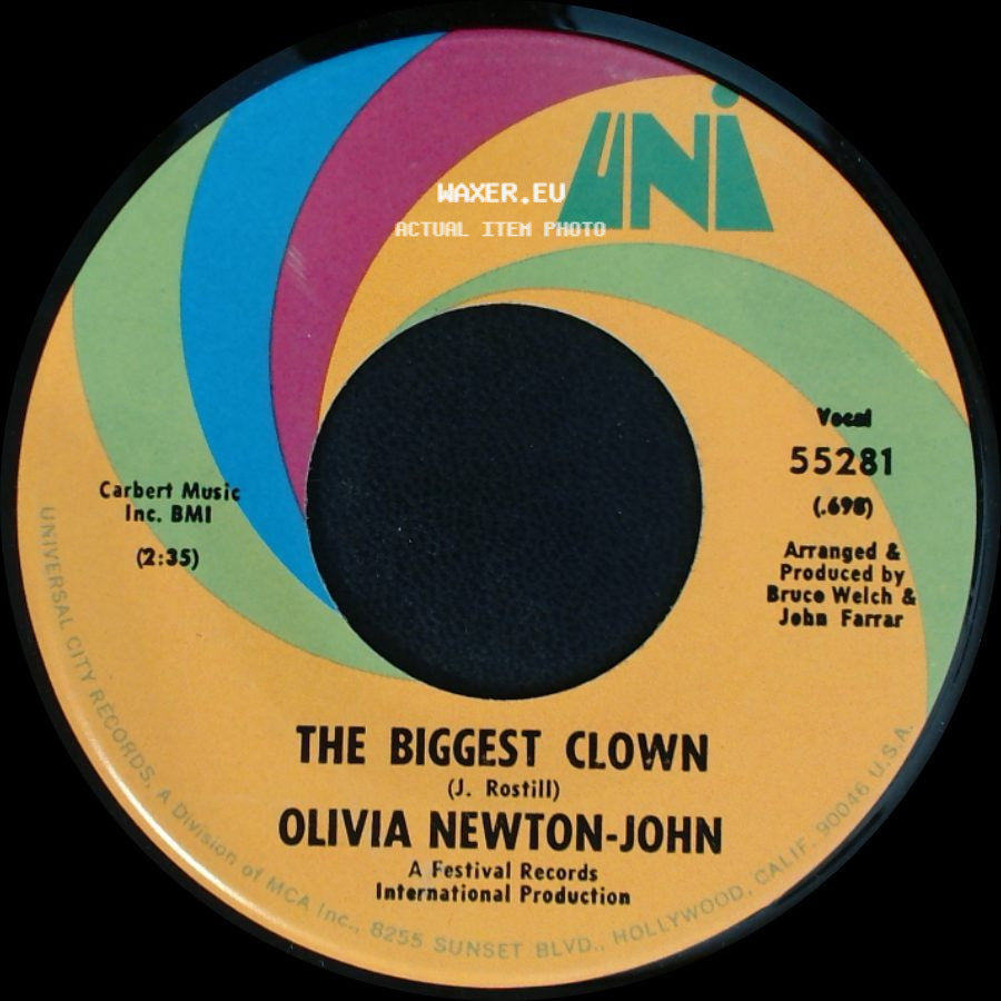 Olivia Newton-John - If Not For You / The Biggest Clown side B