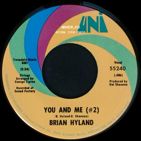 Brian Hyland - You And Me (#2) / Gypsy Woman side A