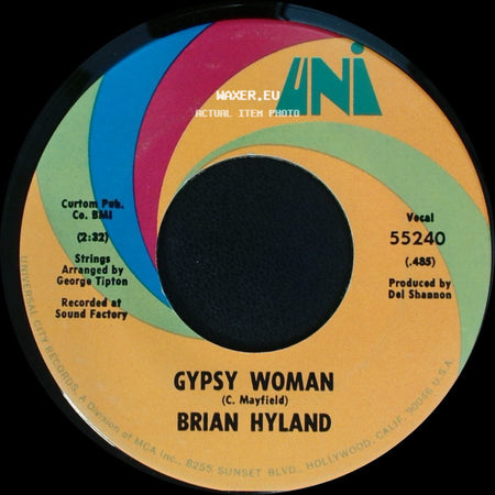 Brian Hyland - You And Me (#2) / Gypsy Woman side B