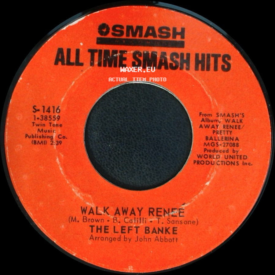 The Left Banke - Pretty Ballerina / Walk Away Renee side B