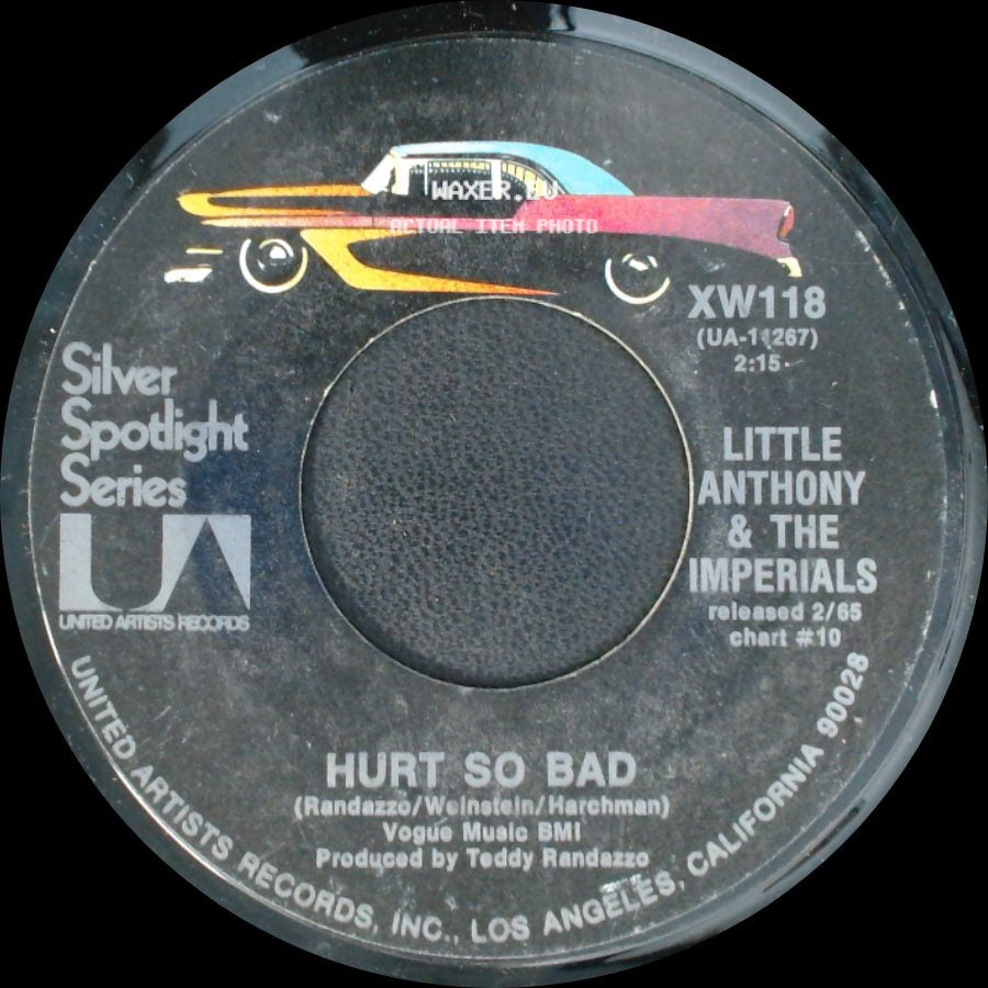 Little Anthony & The Imperials - Take Me Back / Hurt So Bad side B