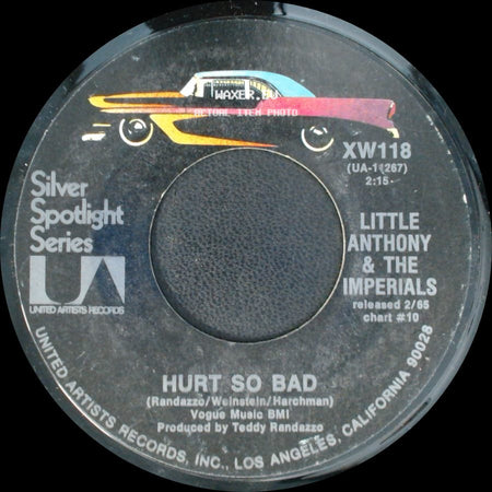 Little Anthony & The Imperials - Take Me Back / Hurt So Bad side B