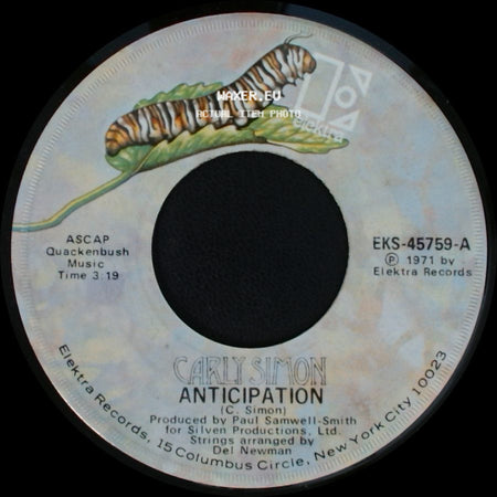 Carly Simon - Anticipation / The Garden side A