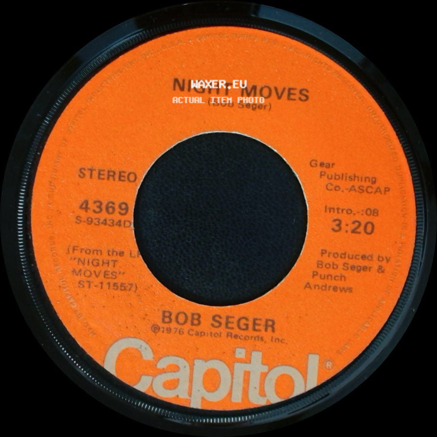Bob Seger - Night Moves / Ship Of Fools side A