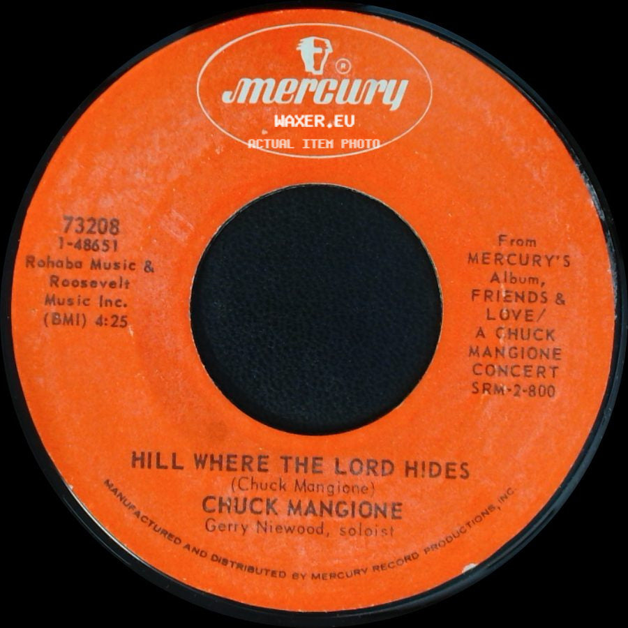 Chuck Mangione - Hill Where The Lord Hides / Friends & Love side A