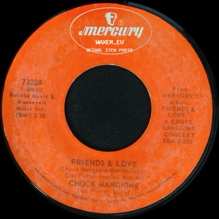 Chuck Mangione - Hill Where The Lord Hides / Friends & Love side B