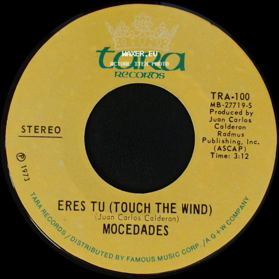 Mocedades - Eres Tu (Touch The Wind) / Touch The Wind (Eres Tu) side A