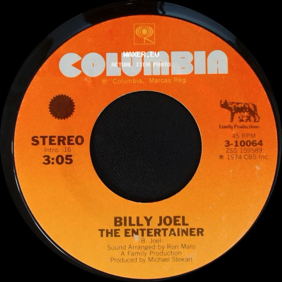 Billy Joel - The Entertainer / The Mexican Connection side A