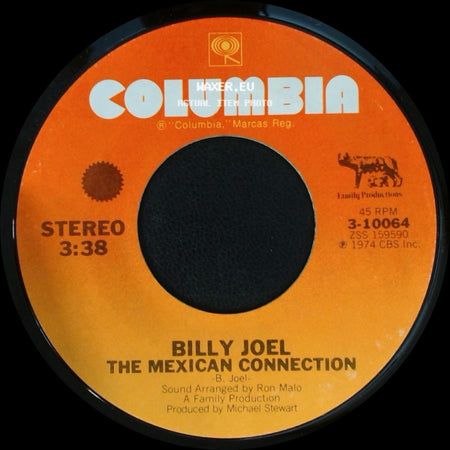 Billy Joel - The Entertainer / The Mexican Connection side B