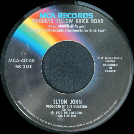Elton John - Young Man's Blues / Goodbye Yellow Brick Road side B