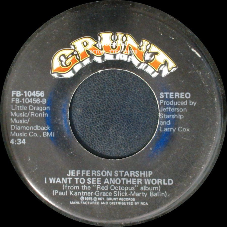 Jefferson Starship - Play On Love / I Want To See Another World side B