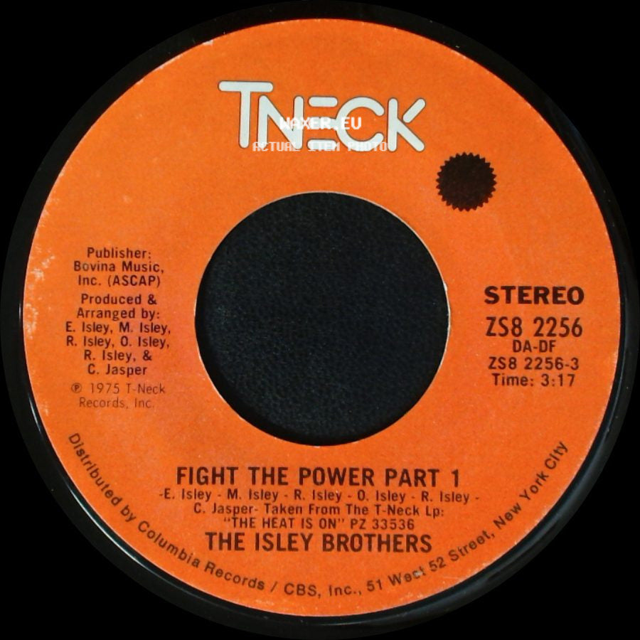 The Isley Brothers - Fight The Power Part 2 / Fight The Power Part 1 side B
