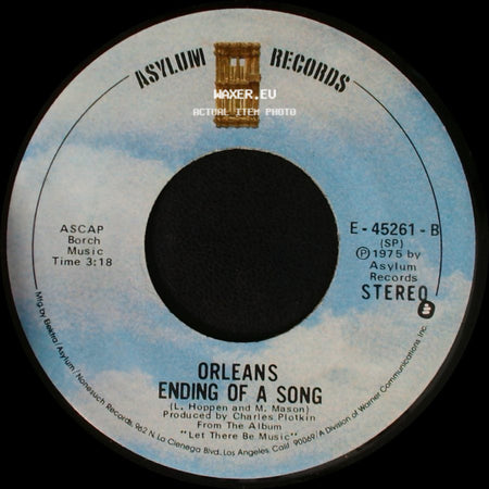 Orleans - Ending Of A Song / Dance With Me side A