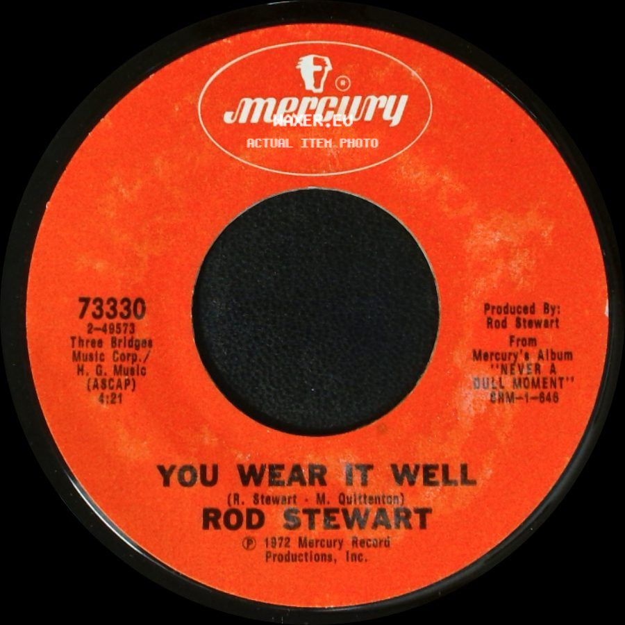 Rod Stewart - True Blue / You Wear It Well side B